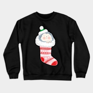 Holly Jolly Hedgehog Crewneck Sweatshirt